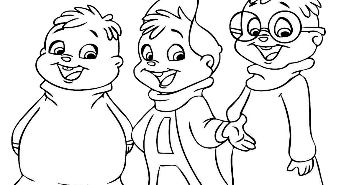 kammerherre alvin and the chipmunks coloring pages - photo #27