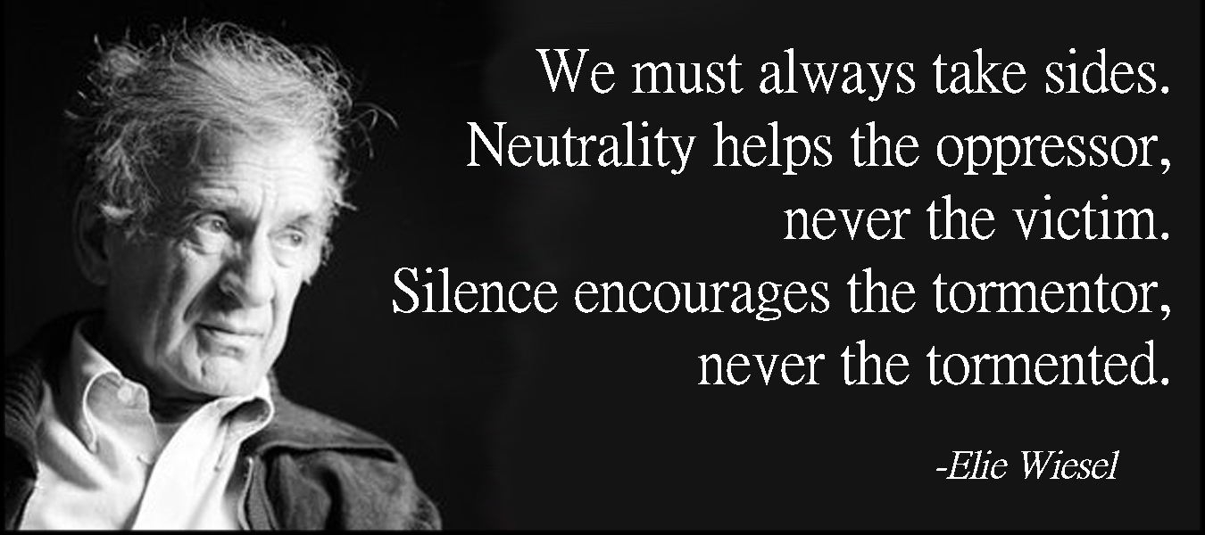 those who remain neutral in times of injustice those who remain neutral in times of injustice