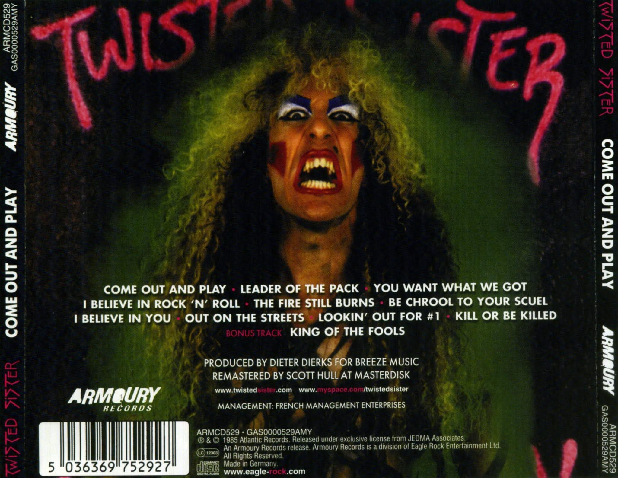 Come out and play перевод. виниловые пластинки twisted sister. билли айлиш табы гитара. Come out and play (keep ‘em separated). Come out and play (keep ‘em separated).