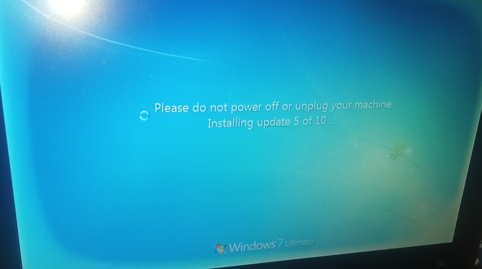 Cara mengatasi please do not power off unplug you Machine installing update