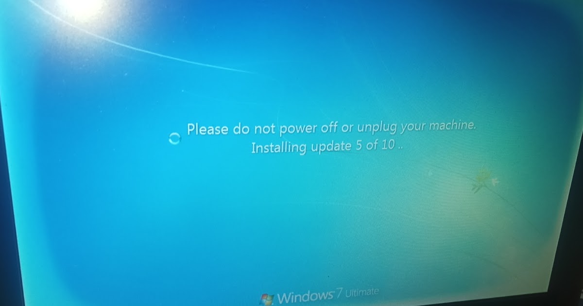 Cara mengatasi please do not power off unplug you Machine installing update