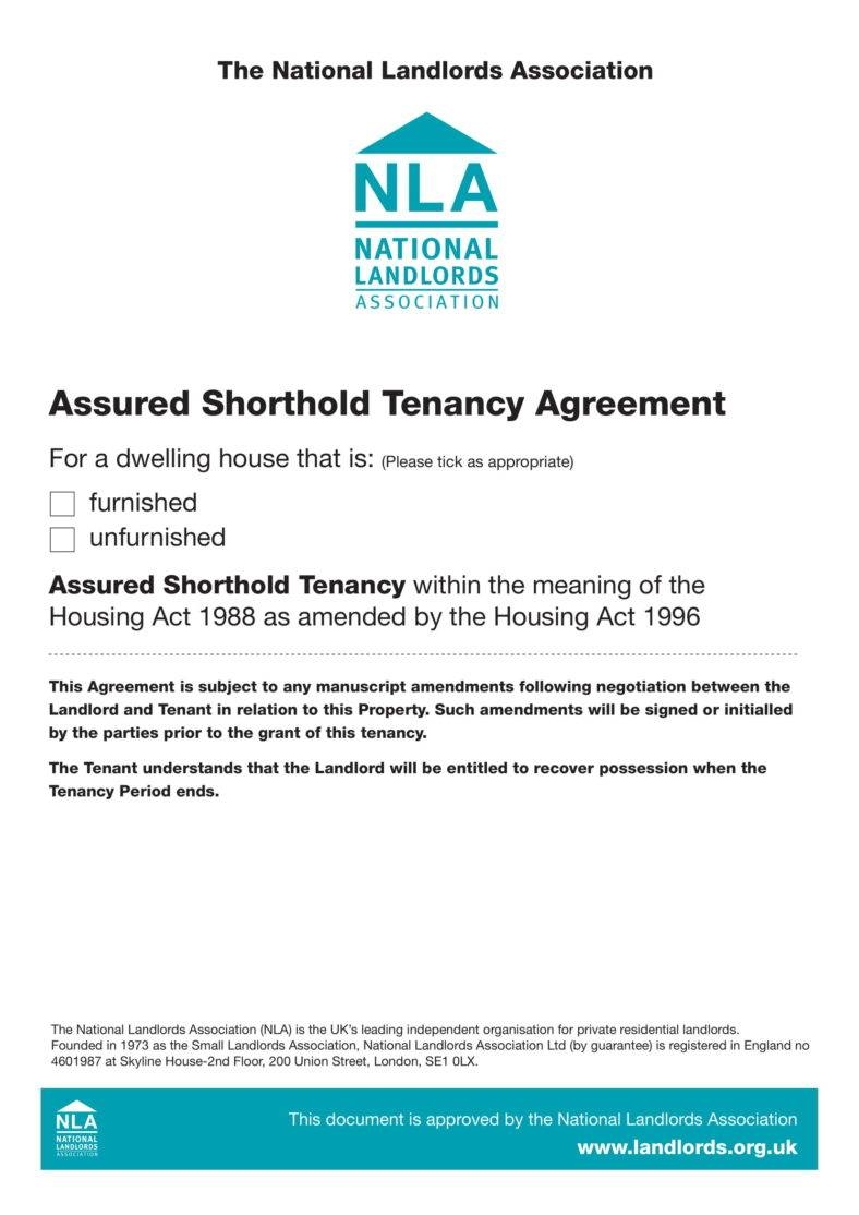 Tenancy Agreement Templates In Word Format