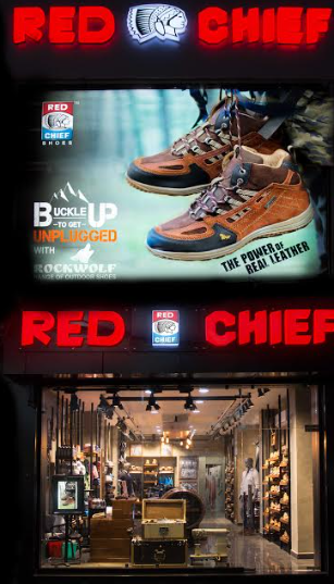 Interiors of RED CHIEF store at Kanpur