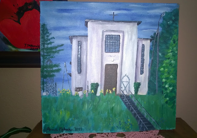 melzak-art, nocą malowane, kościół Turznice