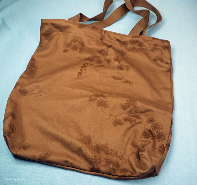Threading My Way: Reusable Fabric Grocery Bag