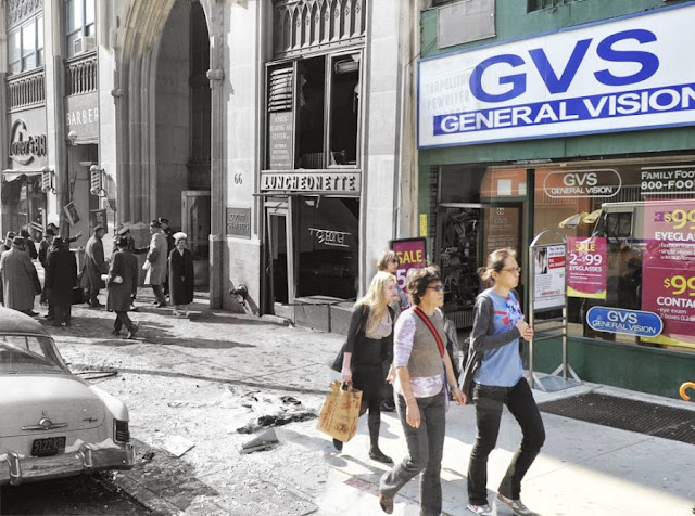 Nueva York, los mismos sitios antes y ahora