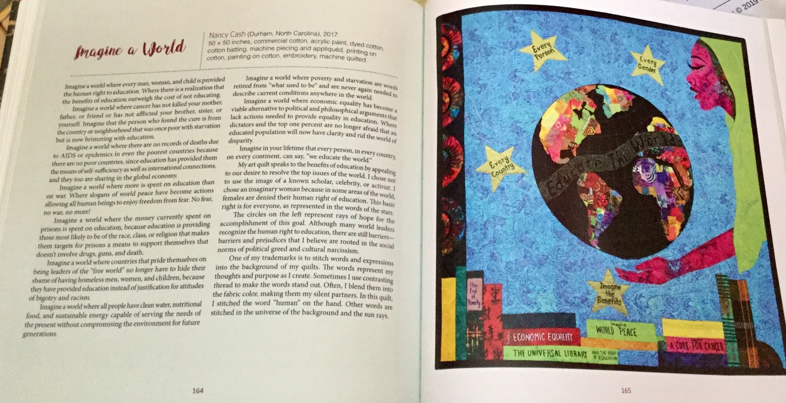 The Literate Quilter Visioning Human RIghts in the New Millenium