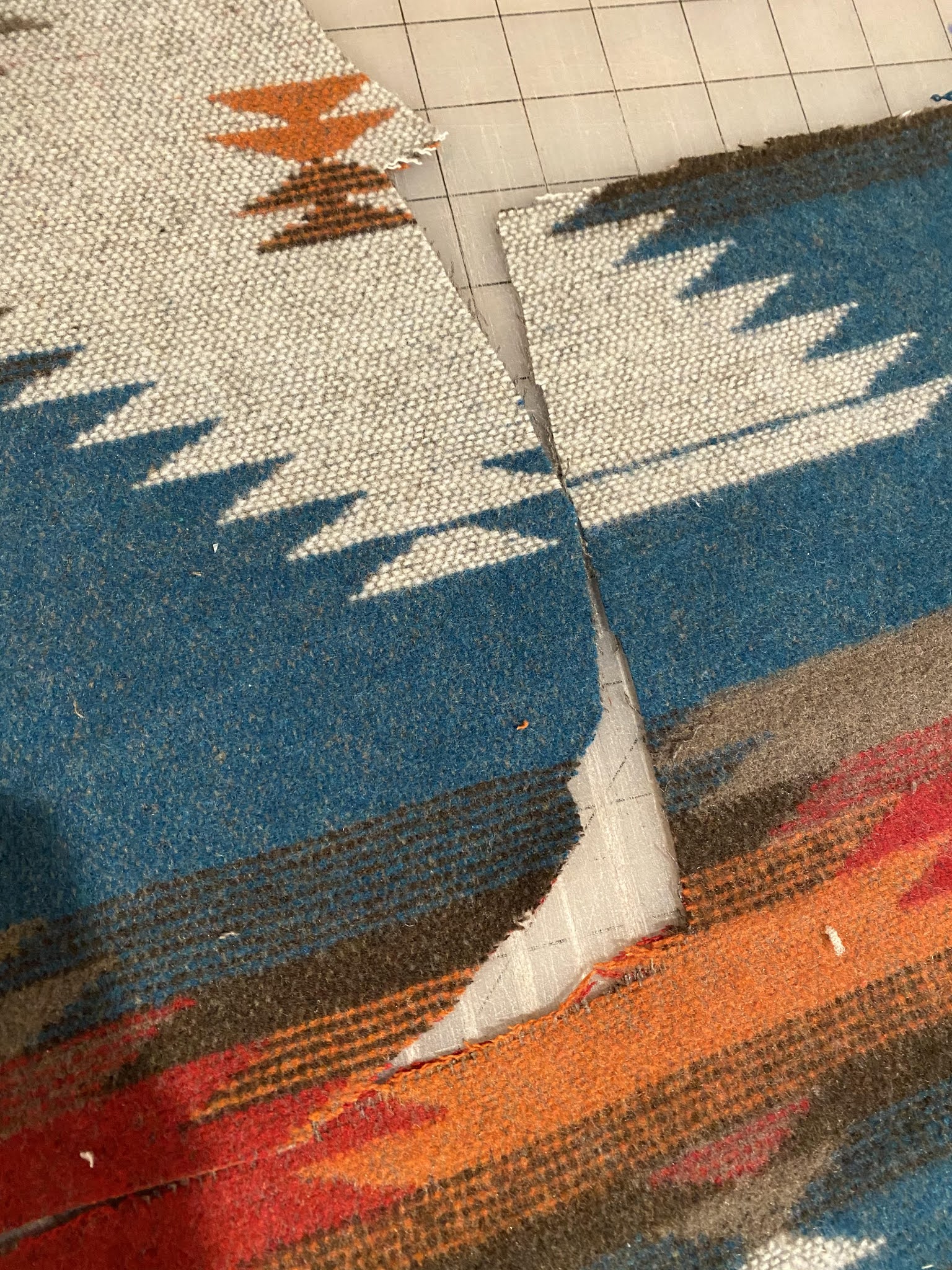 southwest print coat