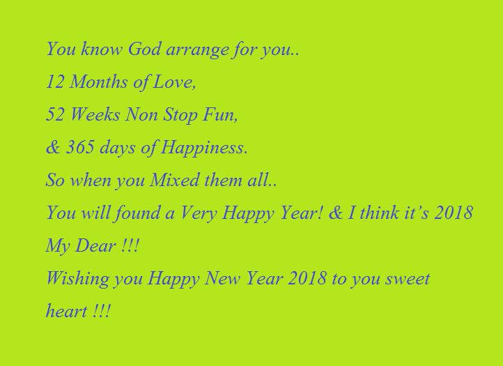 Happy New Year SMS Text Messages