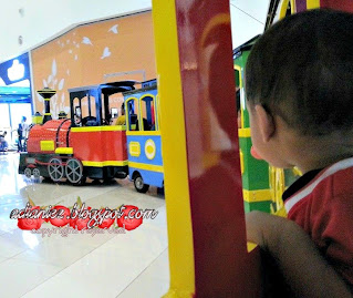 IOI City Mall Putrajaya |  Layan anak naik keretapi dan makan di Pancake House