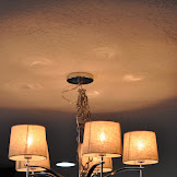Off Center Dining Room Light / Light like this for kitchen nook to counter off center ... - I need to do this with my dining room light and love how yours turned.