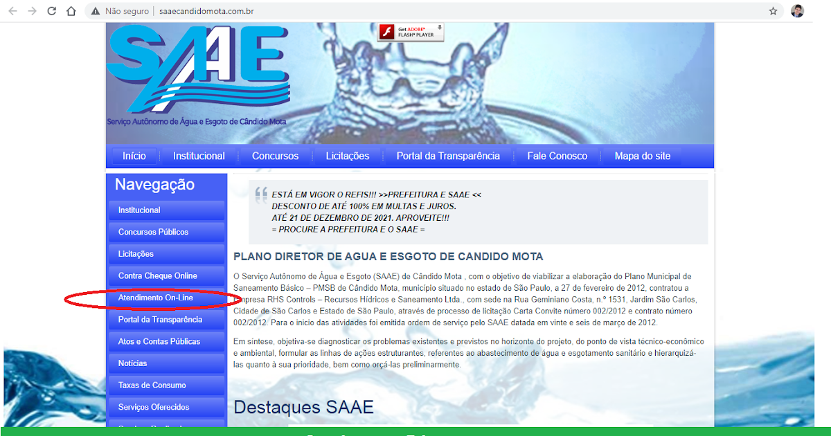 2Via SAAE Cândido MotaSP Conta de Água 20242025 2Via SAAE Cândido MotaSP Conta de Água 20242025