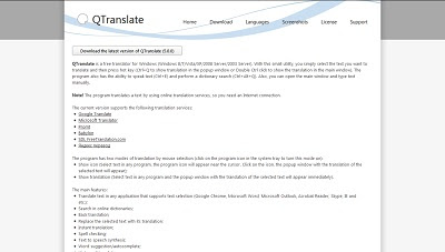 QTranslate, Dictionary