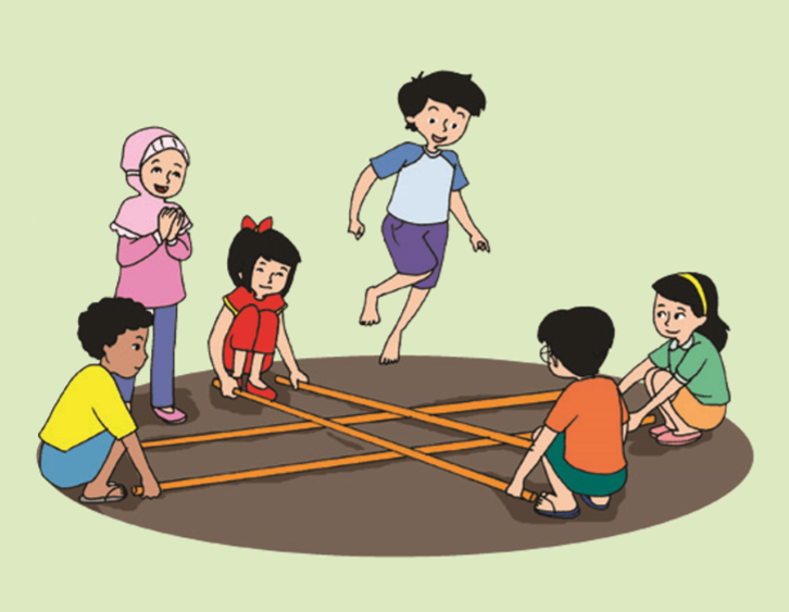 Kerjasama dalam Permainan Rangku Alu (Halaman 137) - BELAJAR KURIKULUM 2013