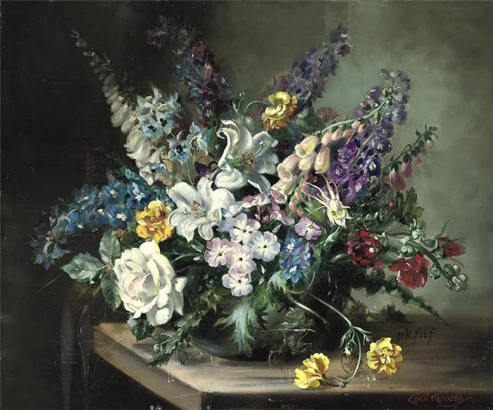 Cecil Kennedy 1905-1997 | British flowers painter