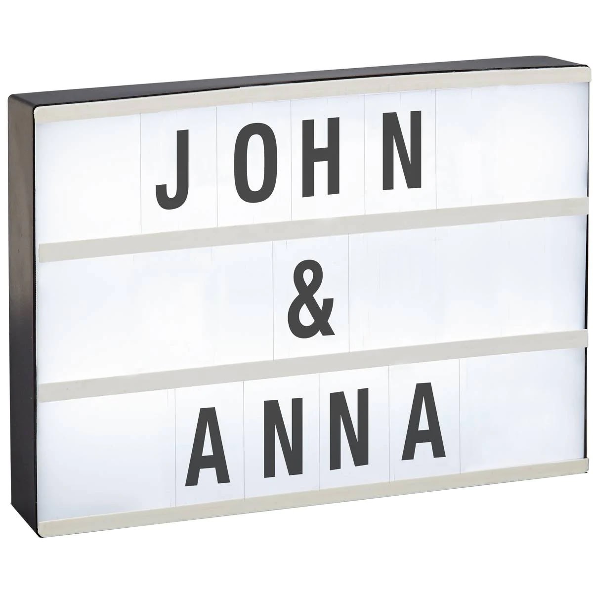 Light Box Letters Thankyou Letter