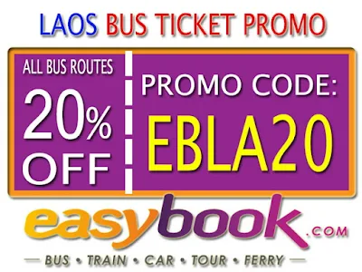 Diskon 20% Pembelian Tiket Bus Laos Via Easybook