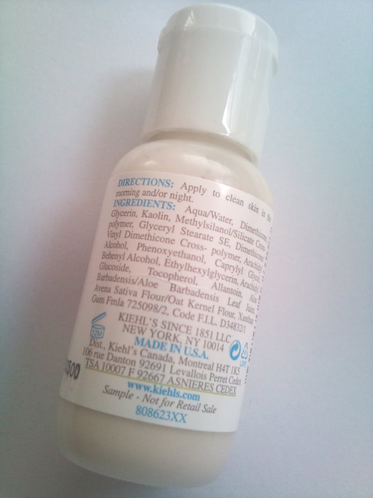 The Beauty of Red Roses Review Kiehl's Rare Earth Deep Pore Minimizing Lotion