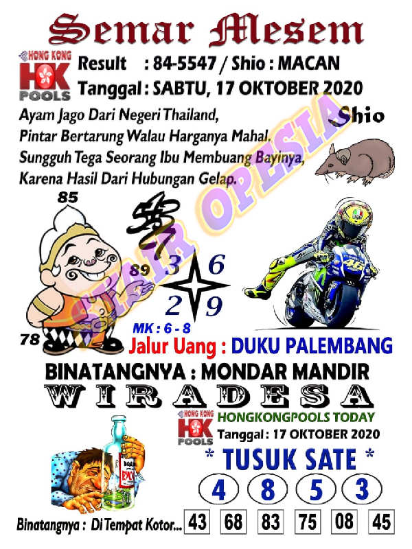 1 New Message Kode Syair Hongkong 17 Oktober 2020 Forum Syair Togel Hongkong Singapura Sydney