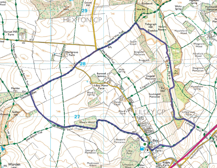 Toddington Rambling Club Lilley and Telegraph Hill Led by Lynn, 5