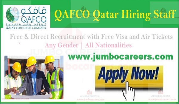 Free visa and air ticket jobs in Qatar, Current Government jobs in Qatar,