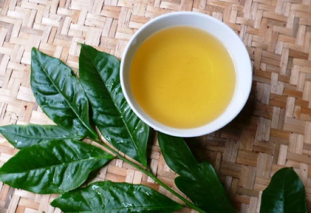 Nước chè đặc hoặc nước trà chứa chất chát sẽ hút con sâu răng ra