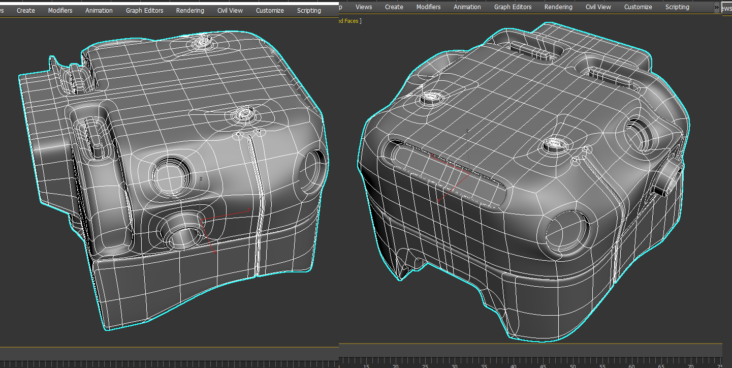 Journey from the CG world Hard Surface Modeling practice in 3DS Max