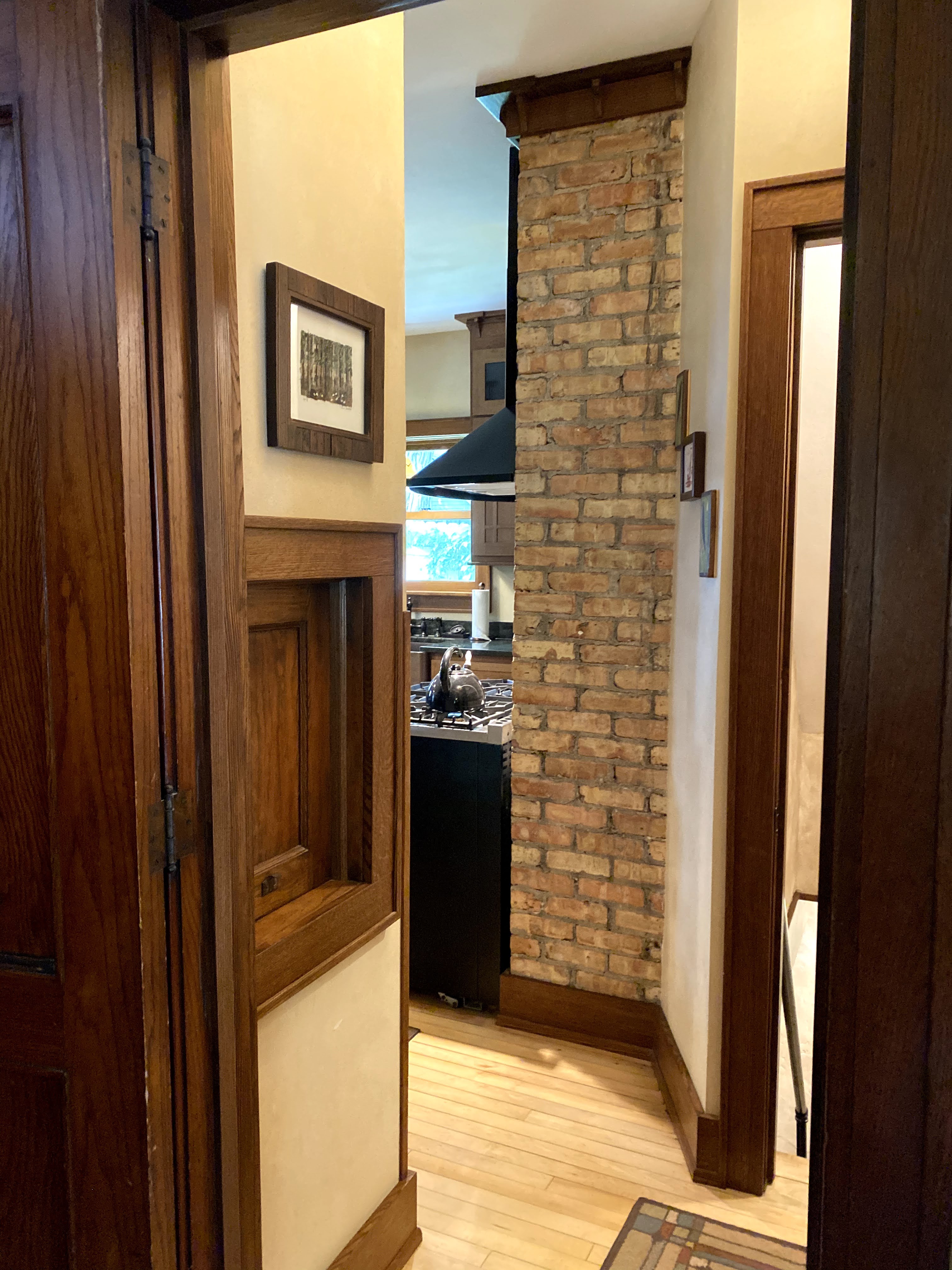 Dumbwaiter in Old House Kitchen