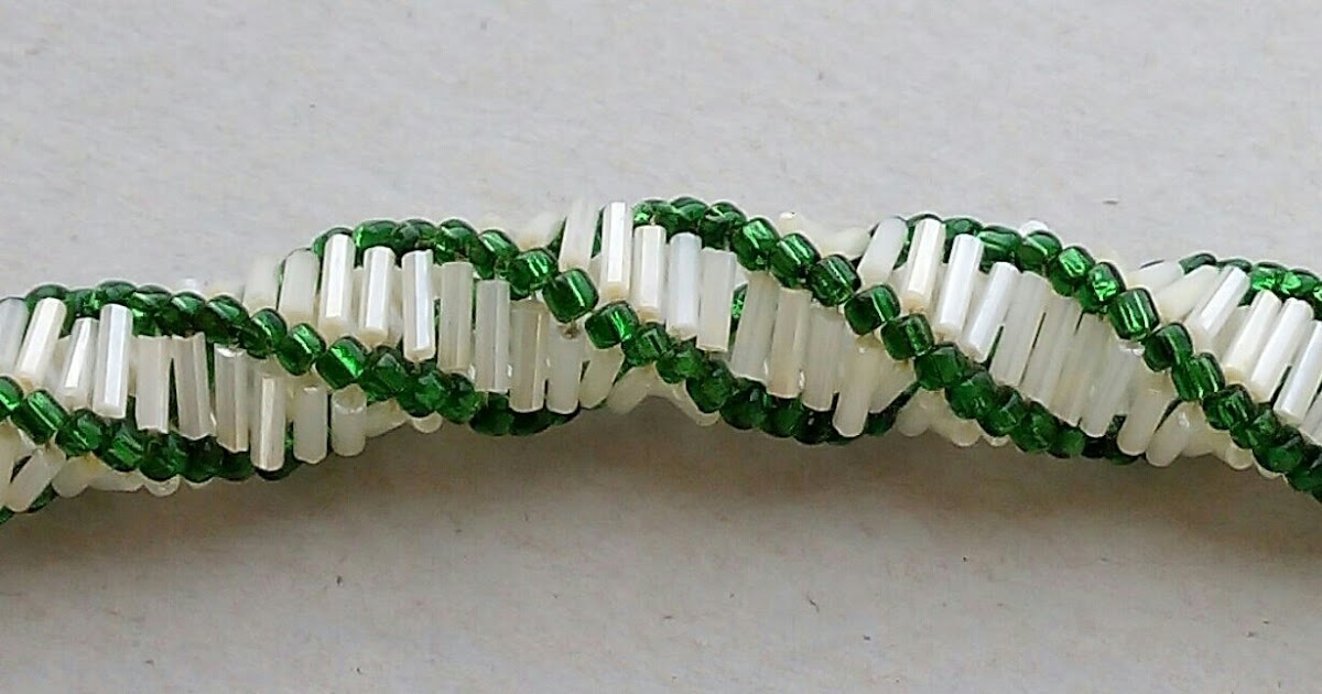 Beadination Bugle Beads Spiral Necklace Tutorial