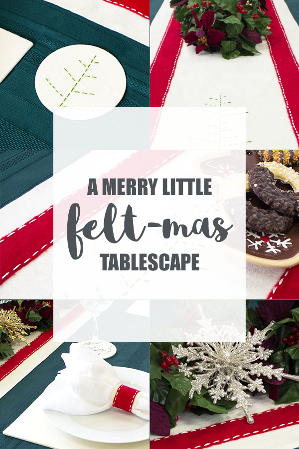 A Merry Little Felt-Mas Tablescape