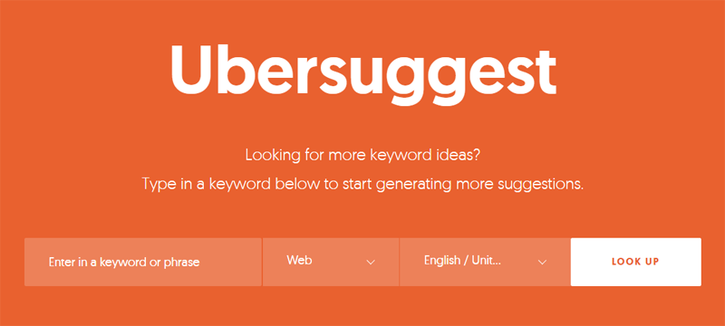 Ubersuggest - A Review of Neil Patel's Keyword Research Tool