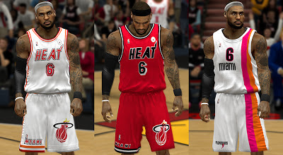 NBA 2K13 Miami Heat Classic Jersey Patch