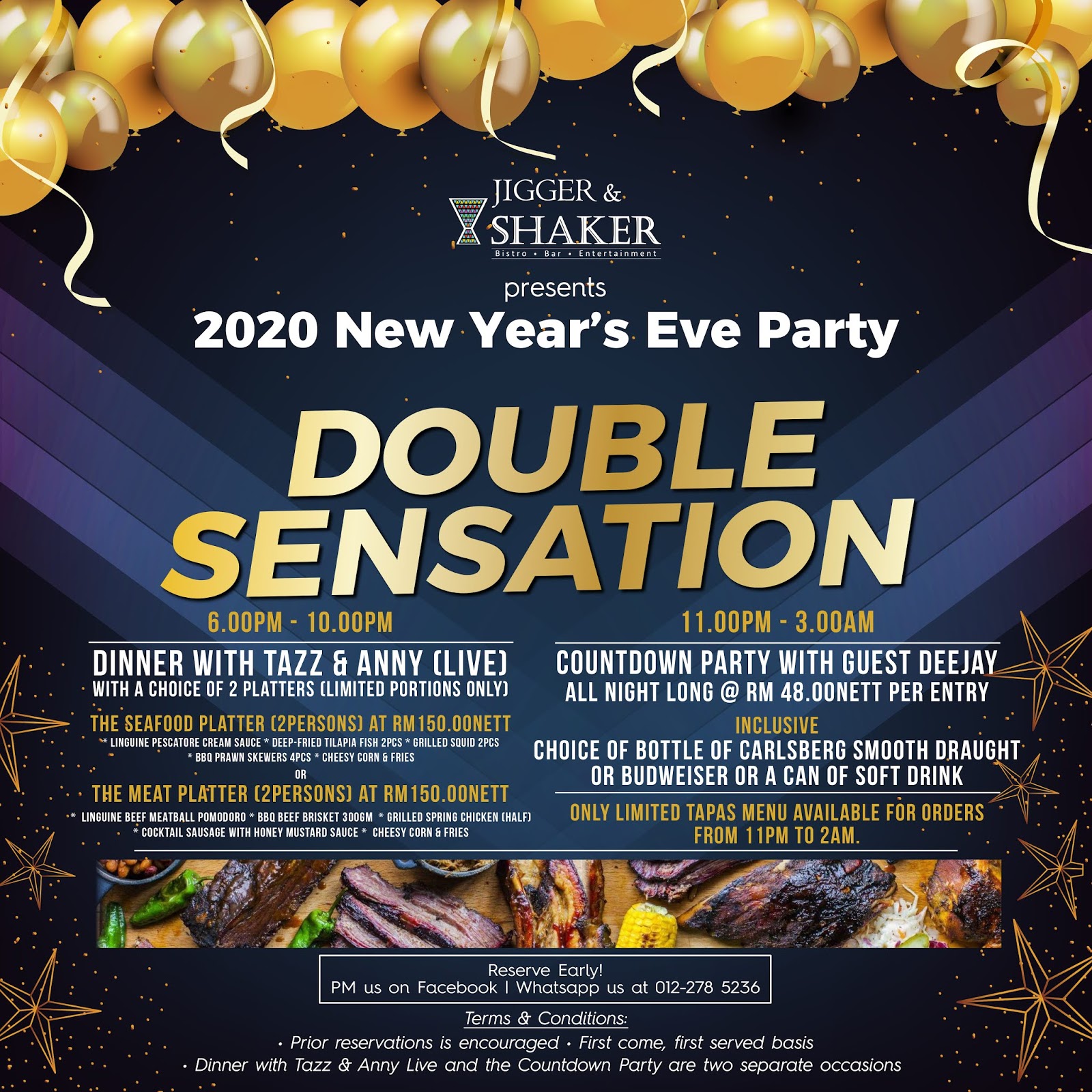 【Christmas 2019 • 美食】Jigger & Shaker d'Tempat Country Club Seremban 圣诞及跨年
