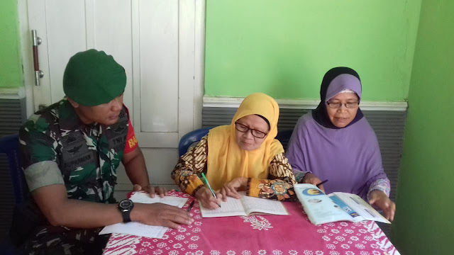 Peduli Kesehatan Balita Babinsa Kuncen Laksanakan Pendampingan Posyandu