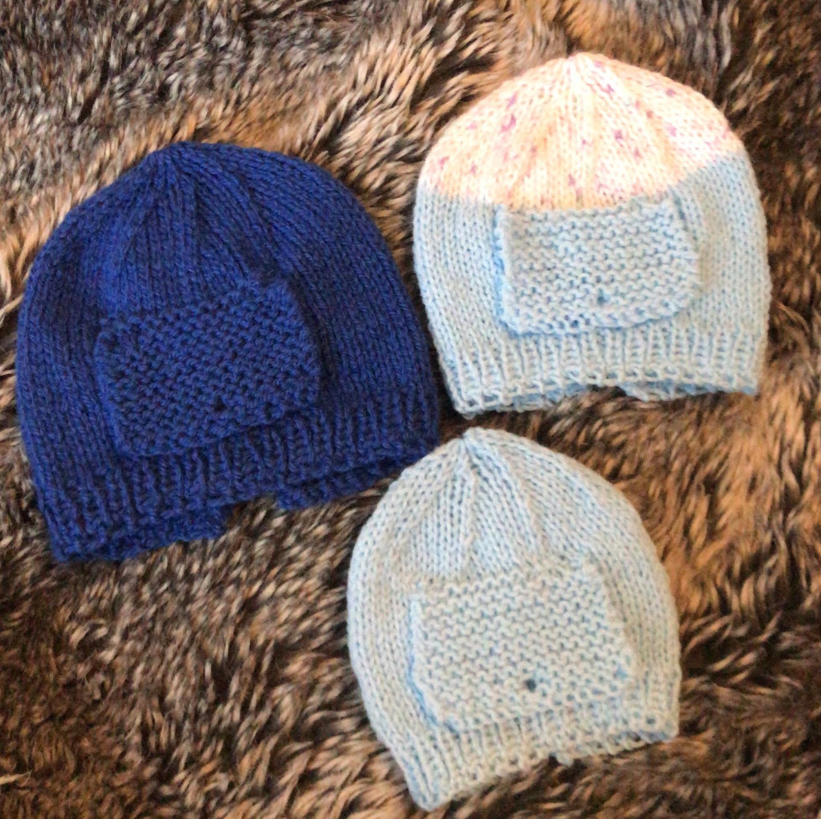 Charity knitting drive baby ventilator hats
