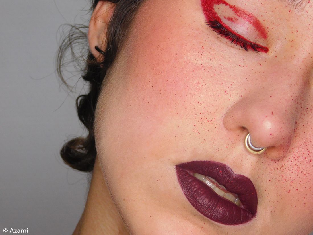 Un Bacio Al Dolore Makeup Look It's Azami - Body Shop Matte Clay Foundation - BeautyBay EYN Fiery Palette Ruby Slippers - MAC Cosmetics In Retrograde - Painterly Paint Pot - The Shock Mascara YSL - Lip Conditioner - Golden Rose Longstay Liquid Matte Lipstick 26 - Paris London Makeup Artist & Beauty Blogger - Youtuber Un Bacio Al Dolore Makeup Look It's Azami - Body Shop Matte Clay Foundation - BeautyBay EYN Fiery Palette Ruby Slippers - MAC Cosmetics In Retrograde - Painterly Paint Pot - The Shock Mascara YSL - Lip Conditioner - Golden Rose Longstay Liquid Matte Lipstick 26 - Paris London Makeup Artist & Beauty Blogger - Youtuber