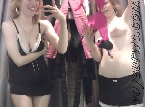 SpyCam 2753-2764 (Shopping Mall changing room. Hidden cam - Girl trying on swimsuits and dresses)