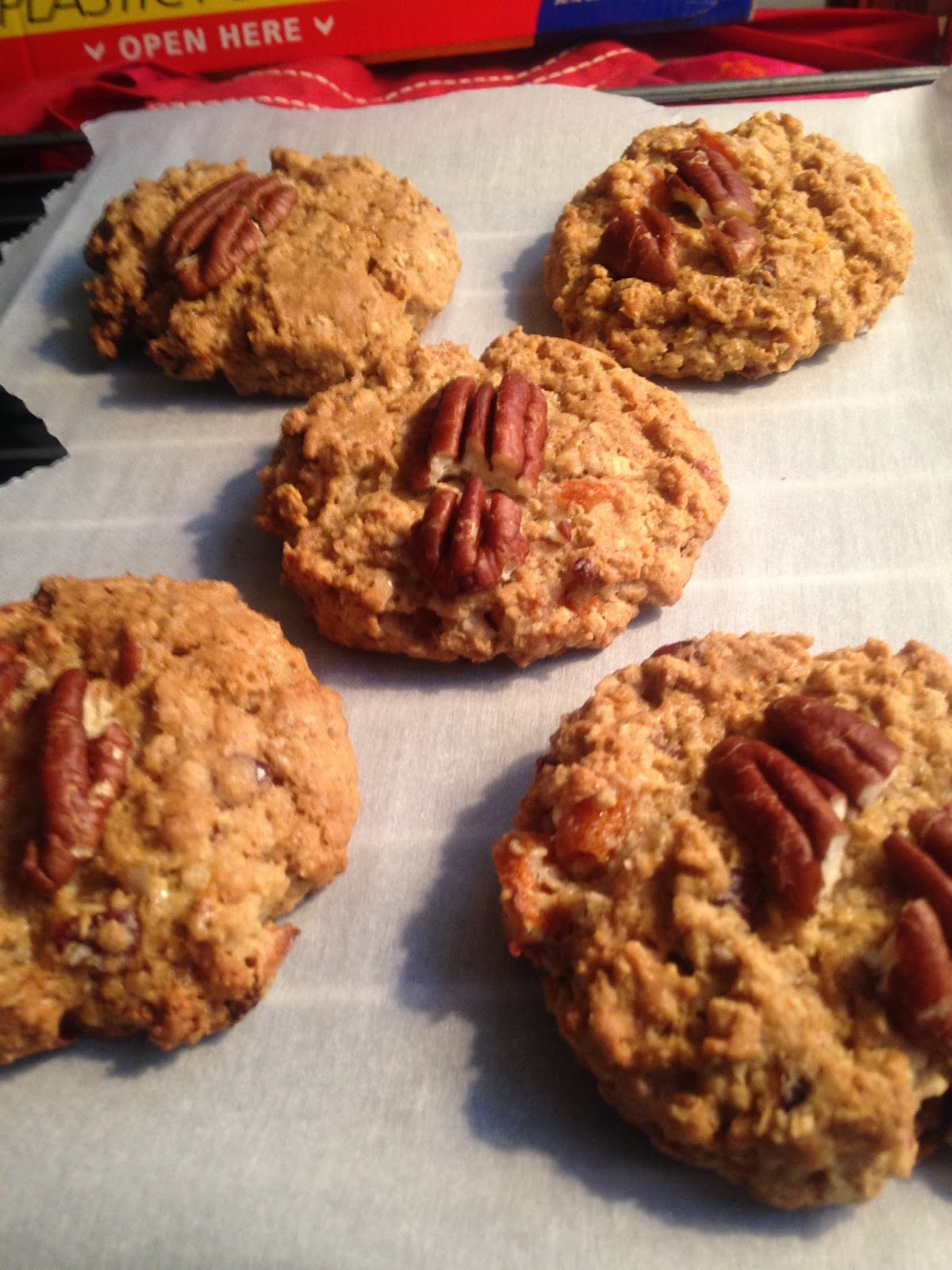 Simply Dorothy Oatmeal Apricot Cranberry Pecan Cookies
