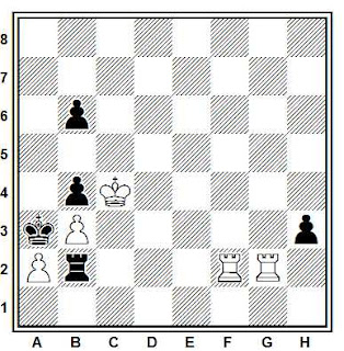 Problema ejercicio de ajedrez número 706: Estudio de V.A. Chejover y V. Korolkov (1937)