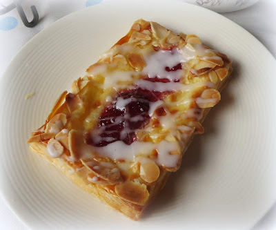 Strawberry Almond Cream Cheese Danish