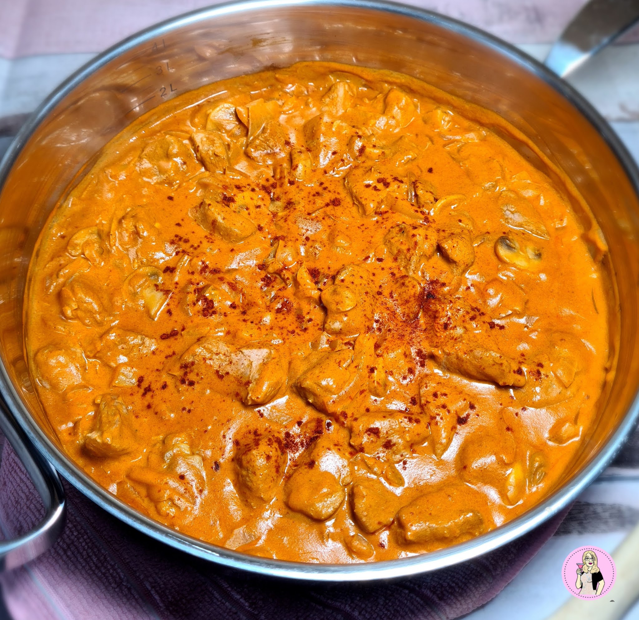 Creamy Smoked Paprika Pork Low Calorie Slimming Recipe Sugar Pink