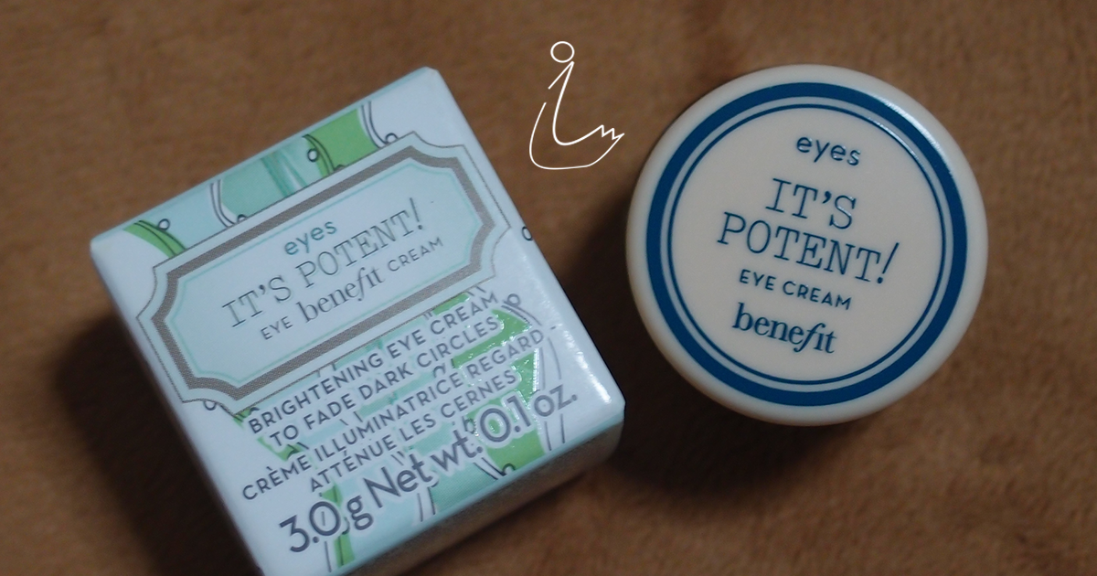 The Swanple Review Benefit It's Potent Eye Cream