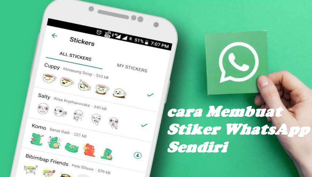 Cara Membuat Stiker Whatsapp Foto Wajah Sendiri