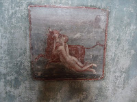 Fresco  de la habitación 7 de lasTermas del faro de Ostia, s.  II d. C