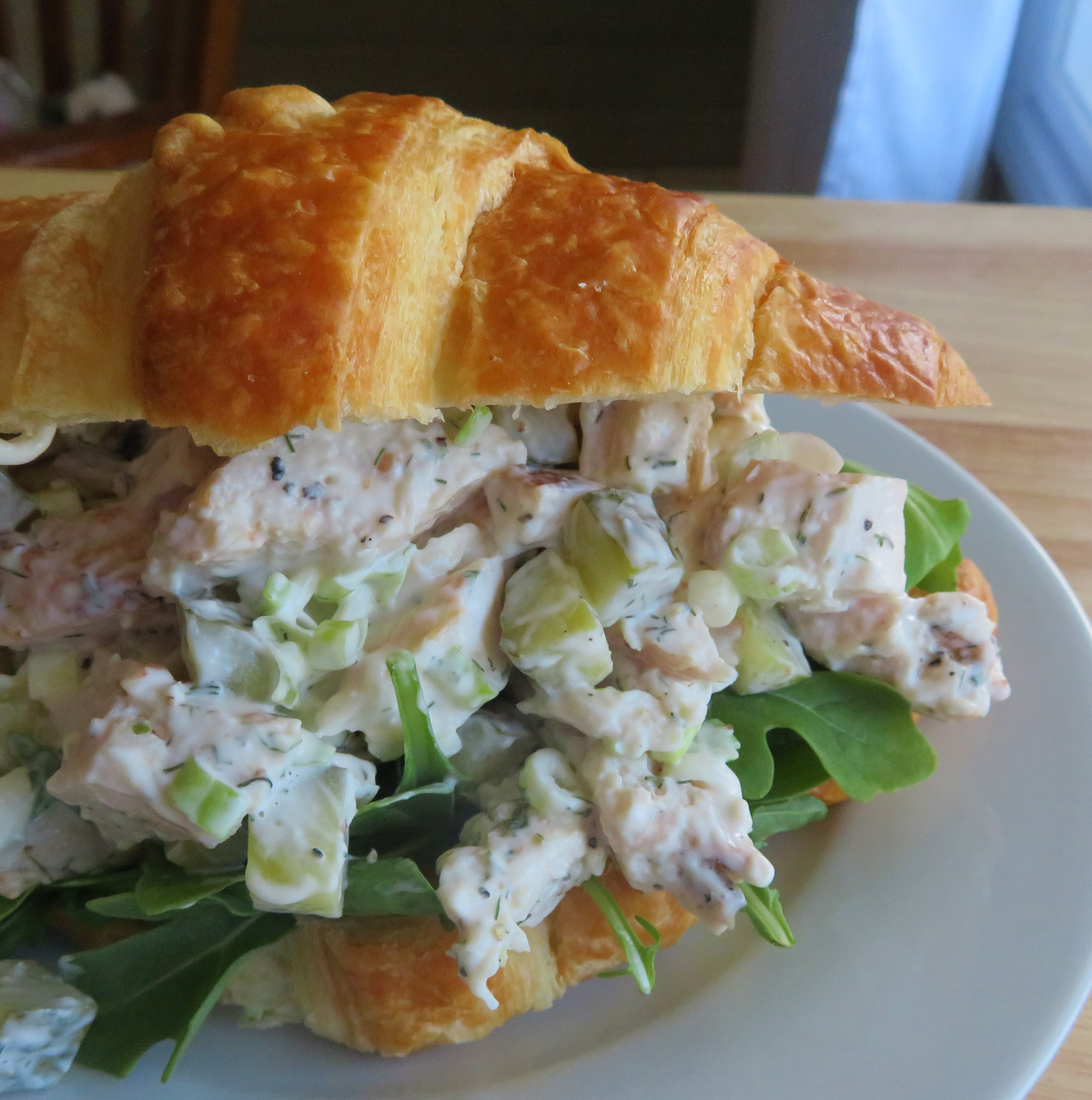 Dill Pickle Chicken Salad Croissants The English Kitchen