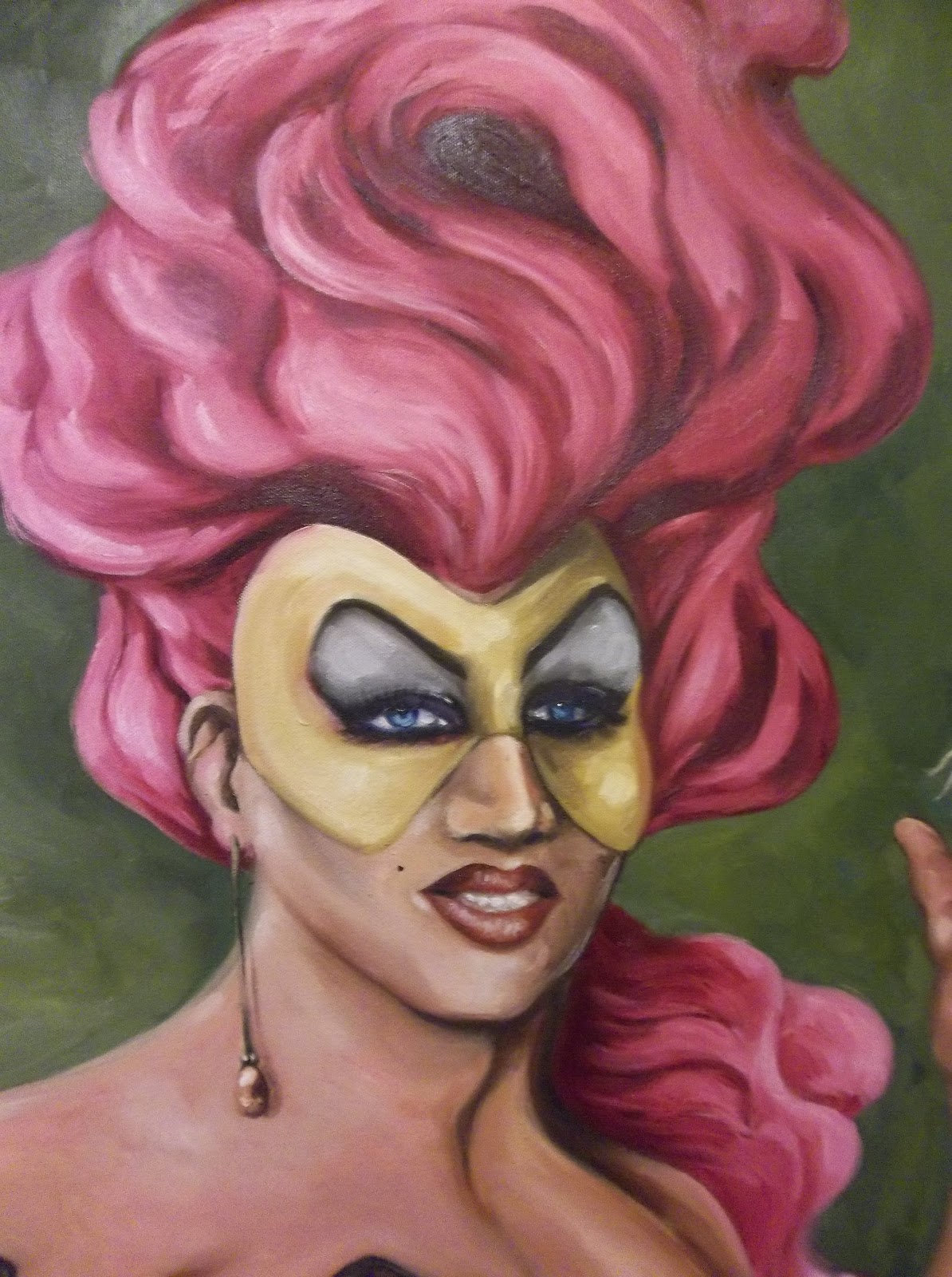 The Art of Timothy Dean Brown Jr. Drag Queen Mask
