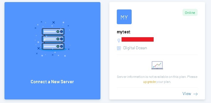 Panel Runcloud