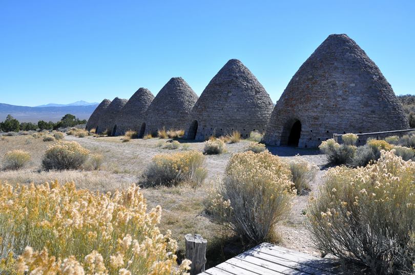 Ward Charcoal Ovens are actually coal kilns or coal furnaces operated from 1876 to 1879, they were coal-fired stoves from pine wood and juniper wood.