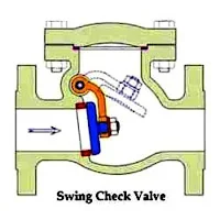 Swing check valve
