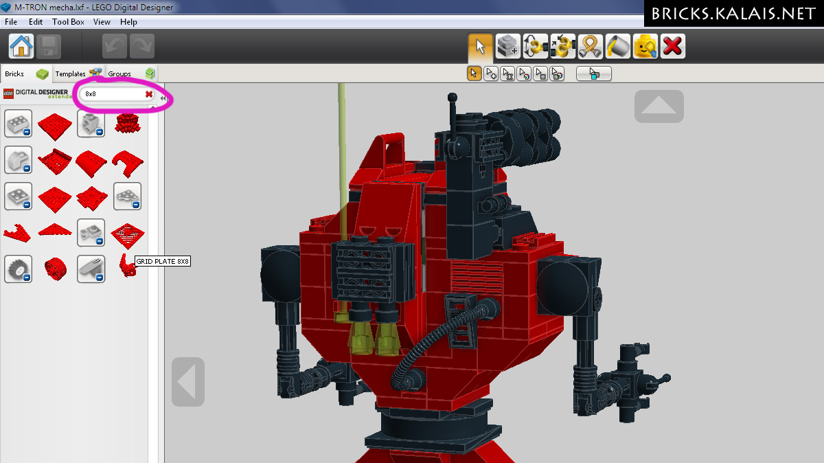 Secrets LDD - 10 useful tips for LEGO Digital Designer - Kalais - Blog